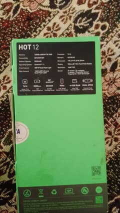 infinix hot 12 4+3 128