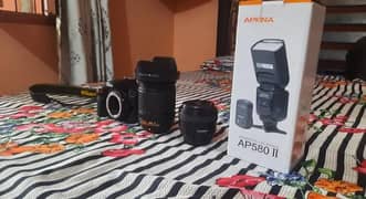 Nikon D5300 camera two lens two batteries