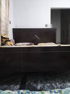 King size bed available in used condition. .