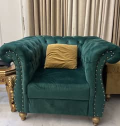 3 seater sofa set with 1 large table