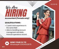 Accountant [Female only]