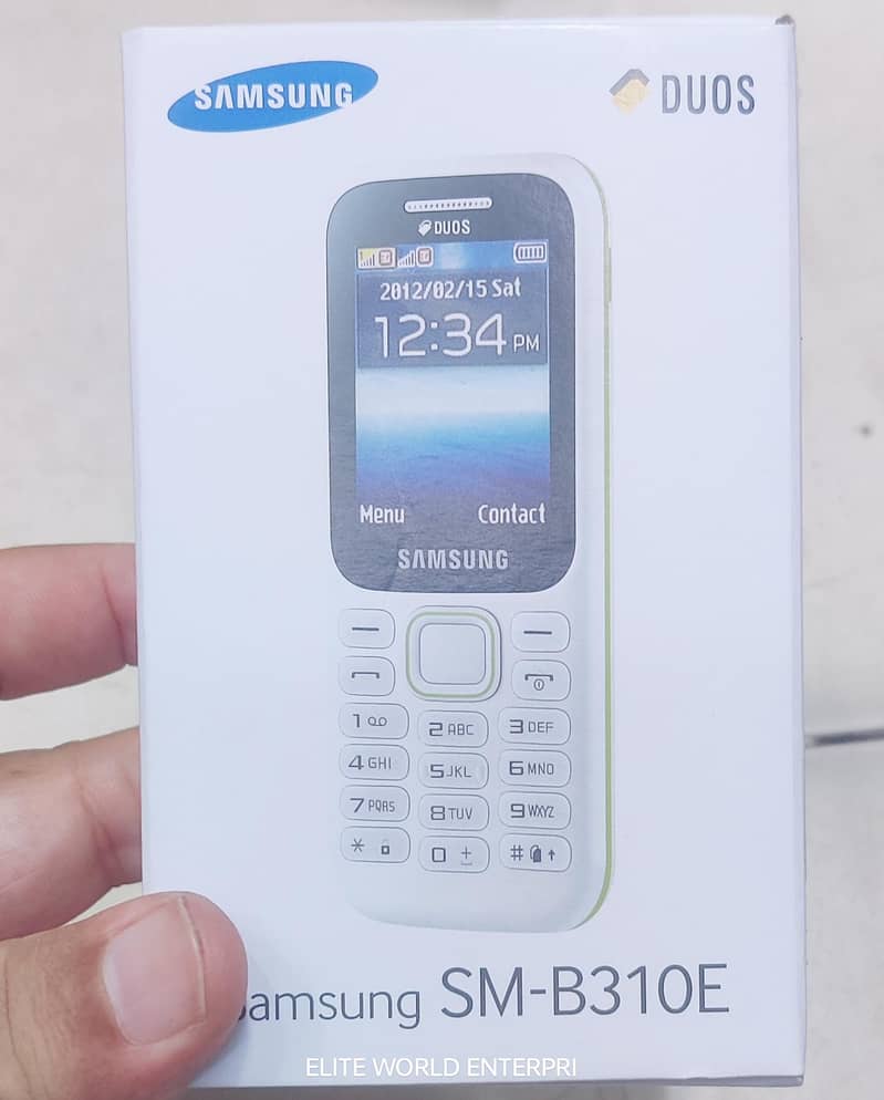 Samsung B310 Mobile Orignal Pta Aproved. Dual sim SUPPORT MEMORY CARD 2