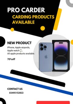 Carding Products Available iin cheap prices 