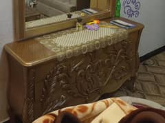 new bed set deco pent dresing said table miror  sofa set 5seeter 2tabl
