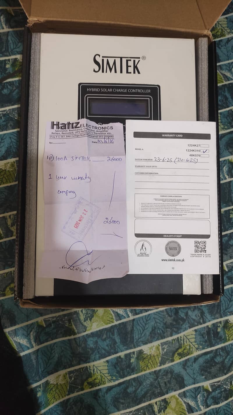 Simtek Mppt Plus Hybrid Solar Charge Controller 120v 6