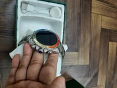 Round Dial Rainbow Bezel Calling Watch