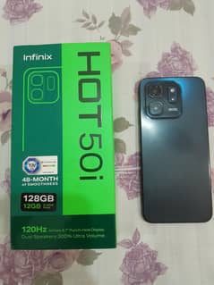 Infinix hot 50i with box 12/128gb Urgent Sale