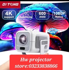 2025 EXTRA CLEAR 4k RESULT 600 ansi X3Plus HD projector 1080P  2GbRAM