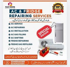 Fridge Repairing & Gas Refillig , Automatic Washing Machine Repairing