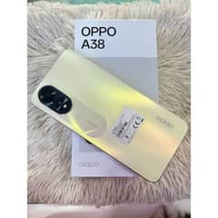 Oppo A38 (Glowing Gold)–6+6/128–PTA Approved – Brand New Condition