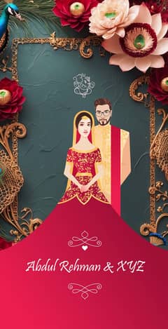 Wedding card Invitation Video
