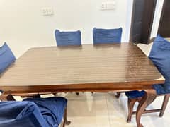 Dining table with seats