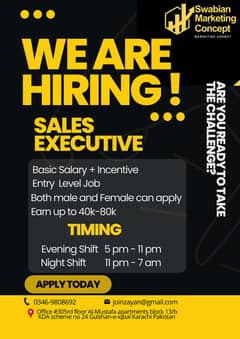 Sale Executive Seats Available