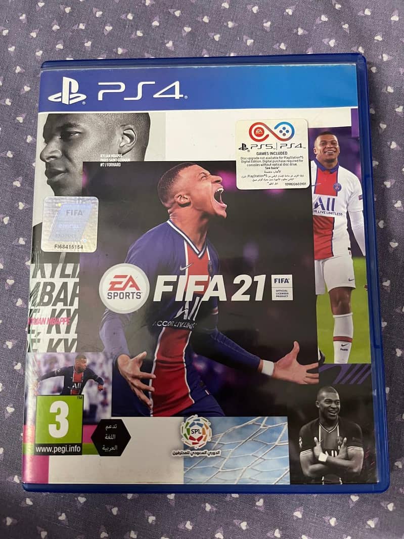 Playstation 4 slim with controllers and disks 2