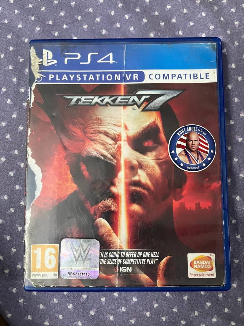 Playstation 4 slim with controllers and disks 5