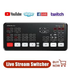 ATEM Mini Live Streaming  Production Switch