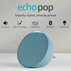 Amazon Echo Pop with Alexa like Google nest hub and Echo dot