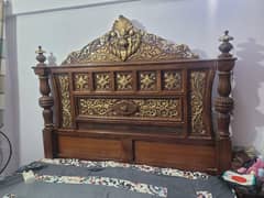 sheesham Wood bed set.