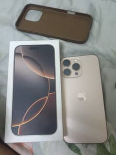 16 promax desert titanium 256 GB jv