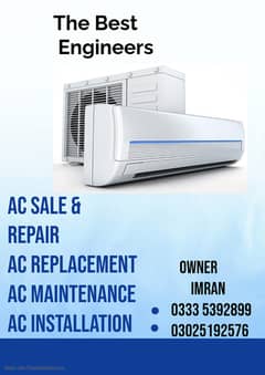 AC/ Used AC & Window Ac reparing / Old / Dc Invertor / Ac intallation