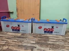 Two batteries AGS 165 with 21 plates