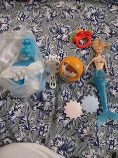 six imported used toys