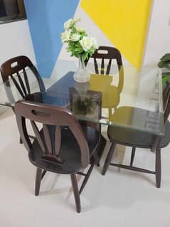dining table with 4 chairs