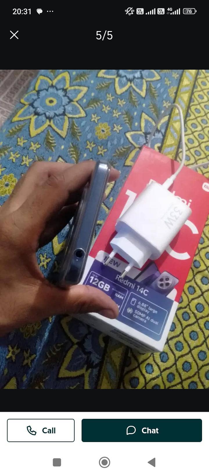 redmi 14c 6+6Ram 128memory 10/10 condition 2