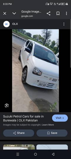 CAR white colour