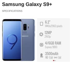 Samsung s9plus 2sim worked