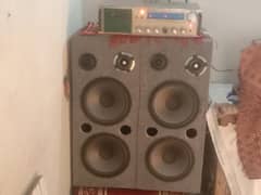 amplifier aur char speaker char speaker 600 ward