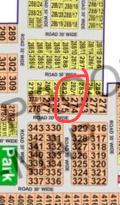8 Marla plot for sale in hi court housing society lhr