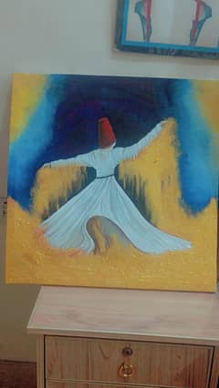This is a painting of Sufi