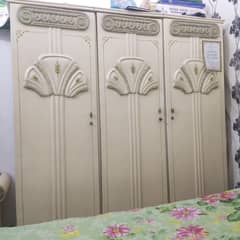urgent sale bridal wooden furniture 3pc set