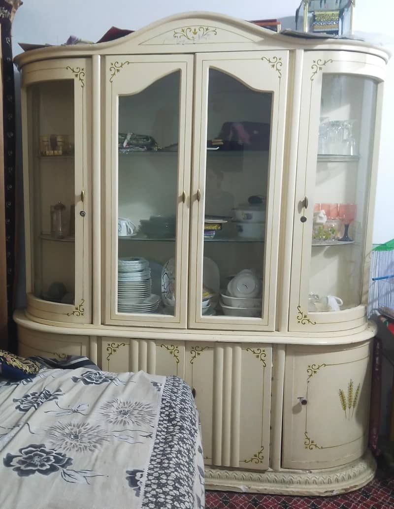 urgent sale bridal wooden furniture 3pc set 2