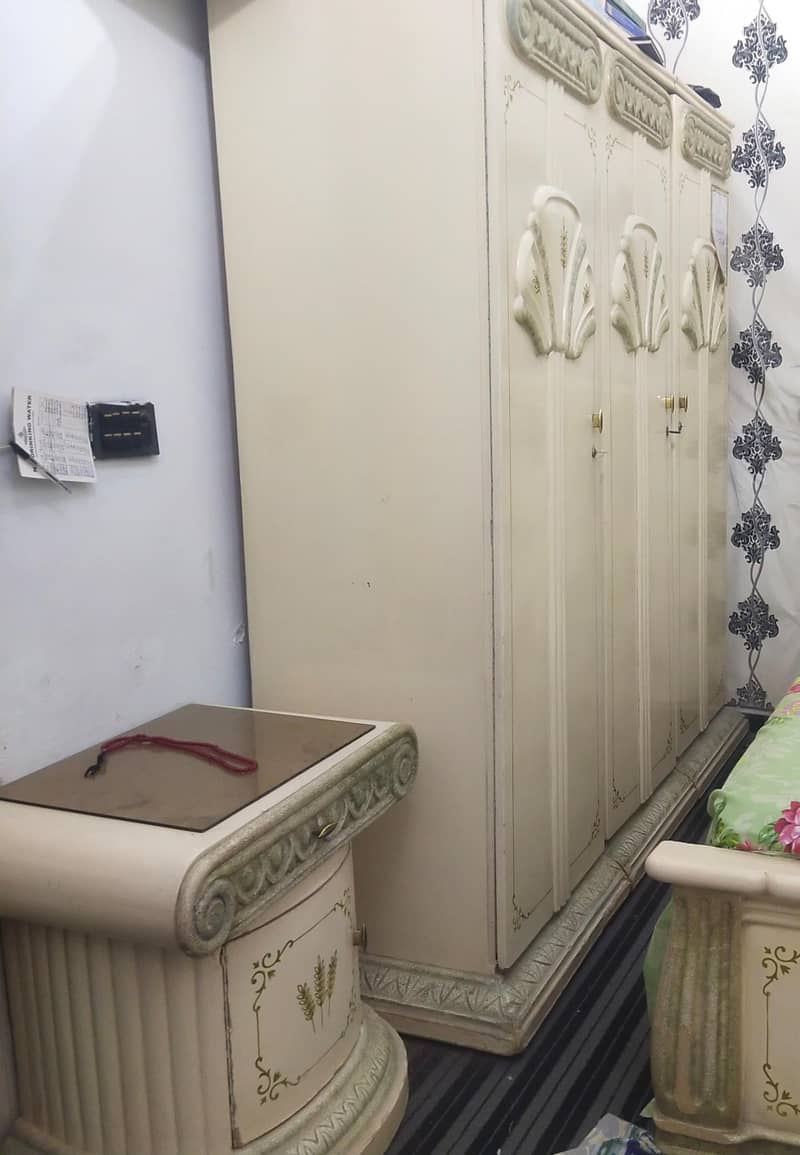 urgent sale bridal wooden furniture 3pc set 11