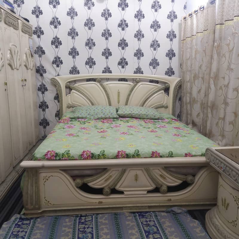 urgent sale bridal wooden furniture 3pc set 13