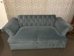 Velvet sofa set