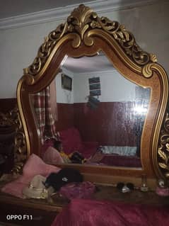 double bed sofa set and dressing bed side table