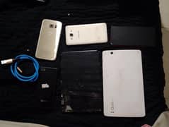 off 3 mobiles and 2  tablets and one kypad mobil for sale 5000