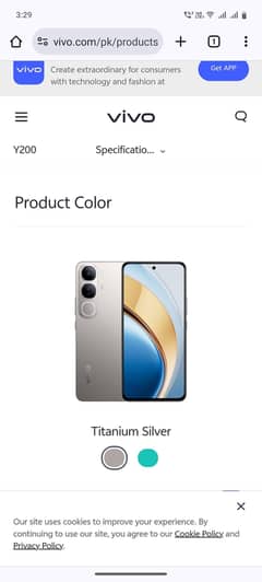 vivo y200 8*8 128 GB