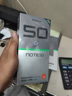 Infinix note 50 8/256 box pack