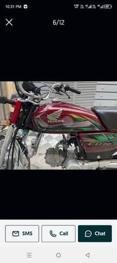 Honda CD 70cc bike WhatsApp 0329//82//95/136