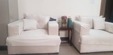 Pristine Pair of Single Seater Sofa