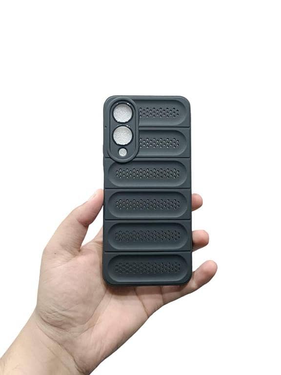Soft Matt Print Solid Color Back Cover for Vivo Y17s with Official Camera Protection