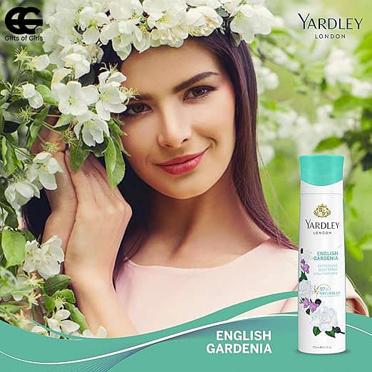 Yardley London English Gardenia 150ml Bodyspray