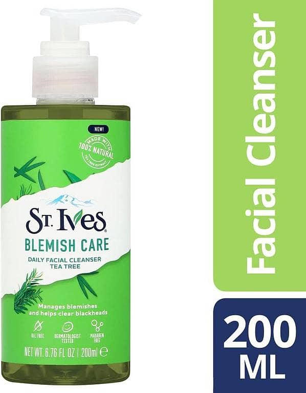 St. Ives Hydrating Daily Facial Cleanser with Tea Tree - 200ml