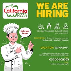 Looking for Branch manager, and Shift Manager