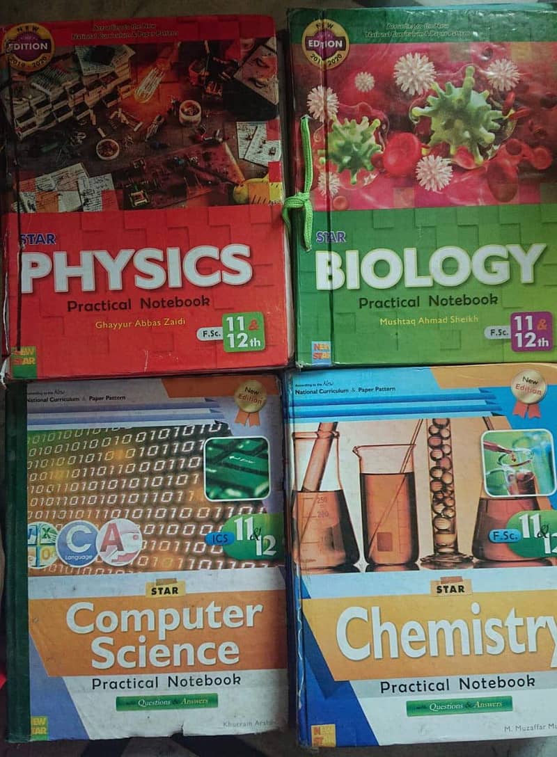 practical notebooks of physics chemistry bio and computer 5
