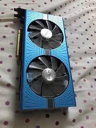 AMD RX 590 BULE SAPPHIRE 8GB WITH RGB LIGHT